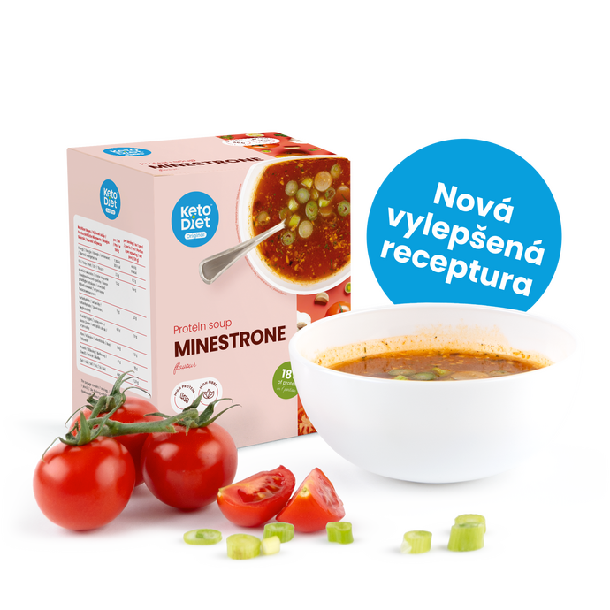 Proteínová polievka – minestrone