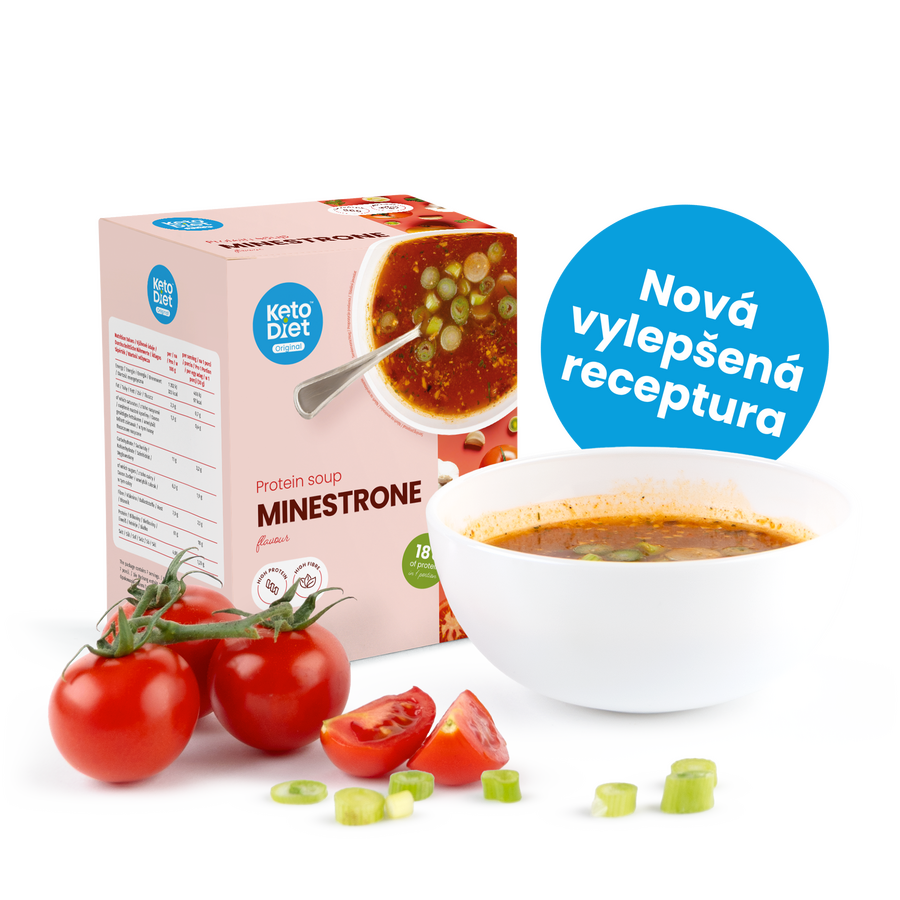 Proteínová polievka – minestrone