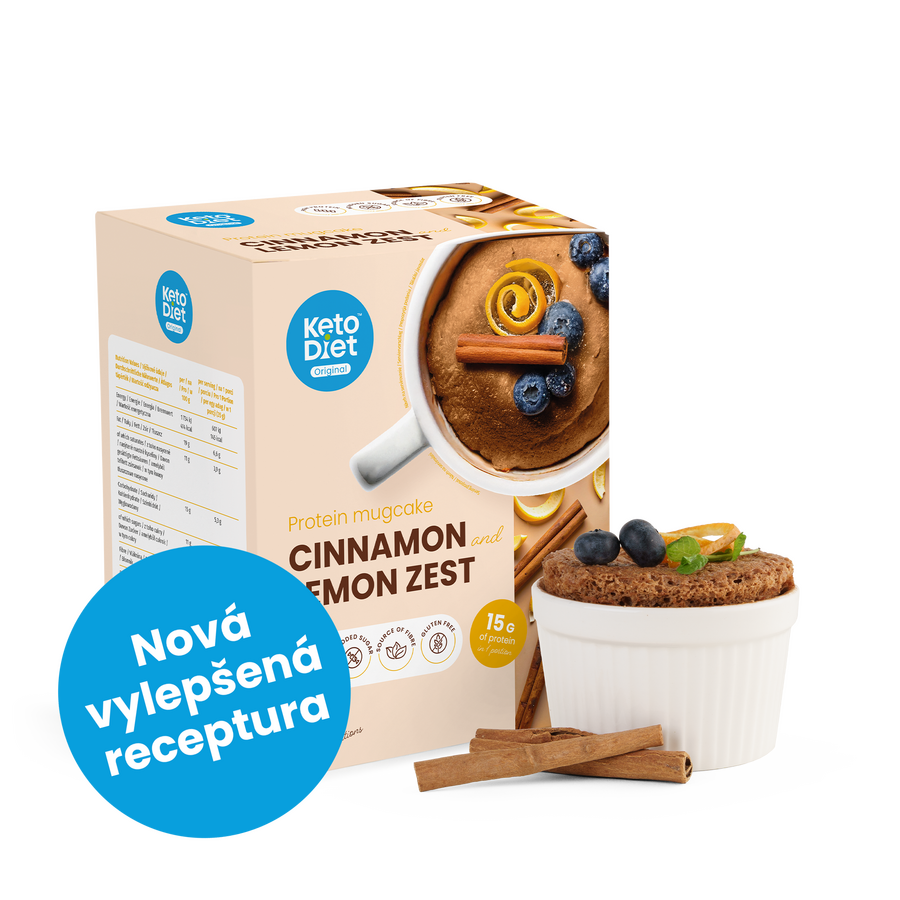 Proteínový mugcake – škorica & citrónová kôra