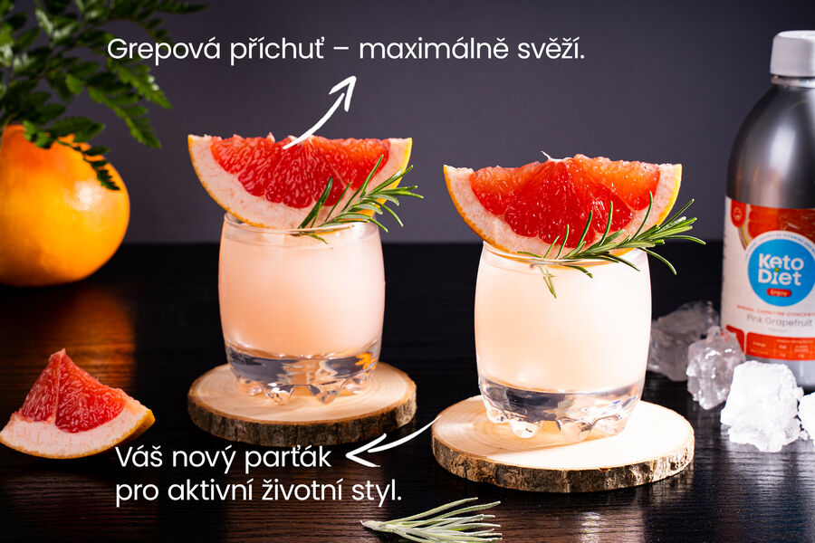 Nápojový koncentrát – příchuť pink grep