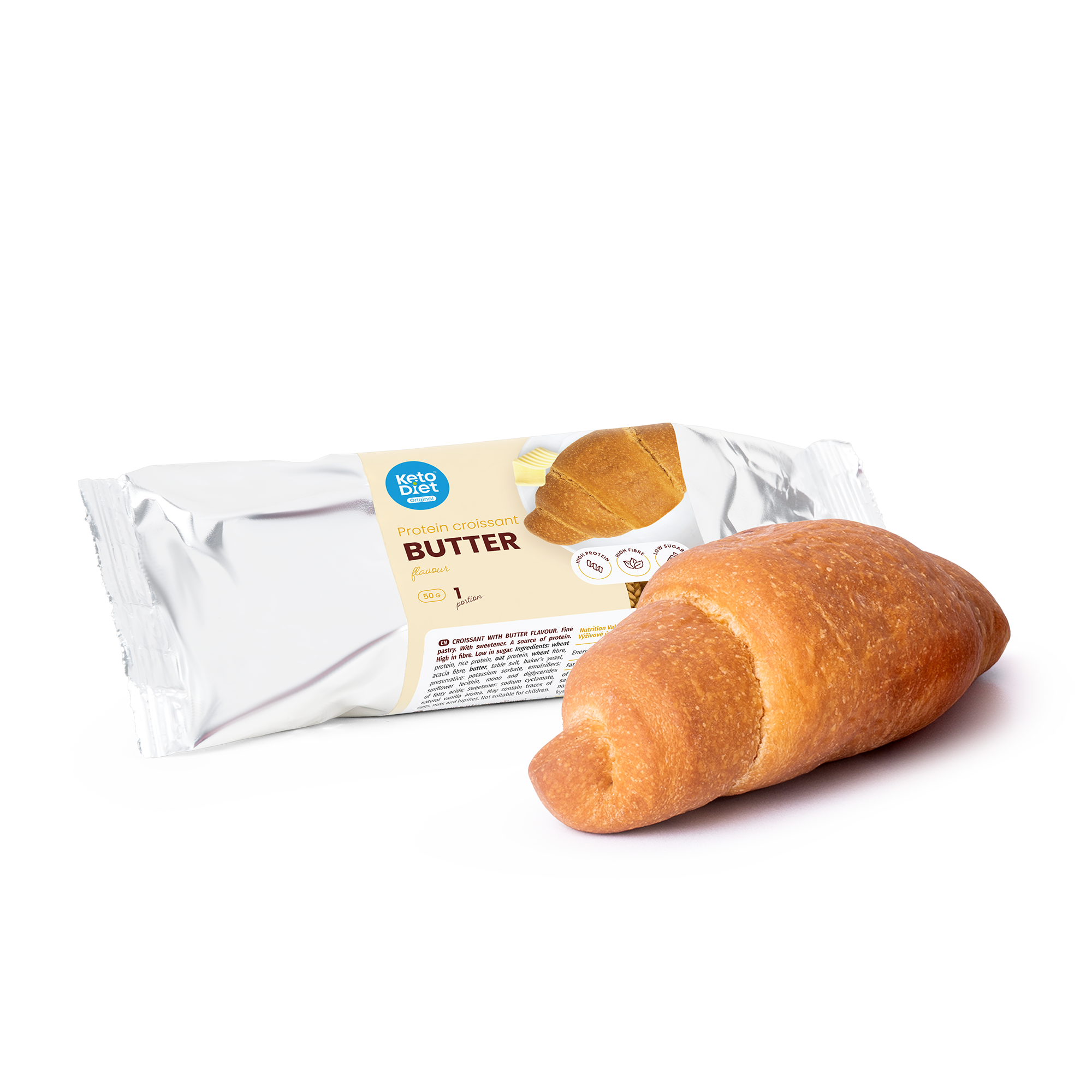 Proteinový croissant - máslová příchuť (1 ks - 1 porce)