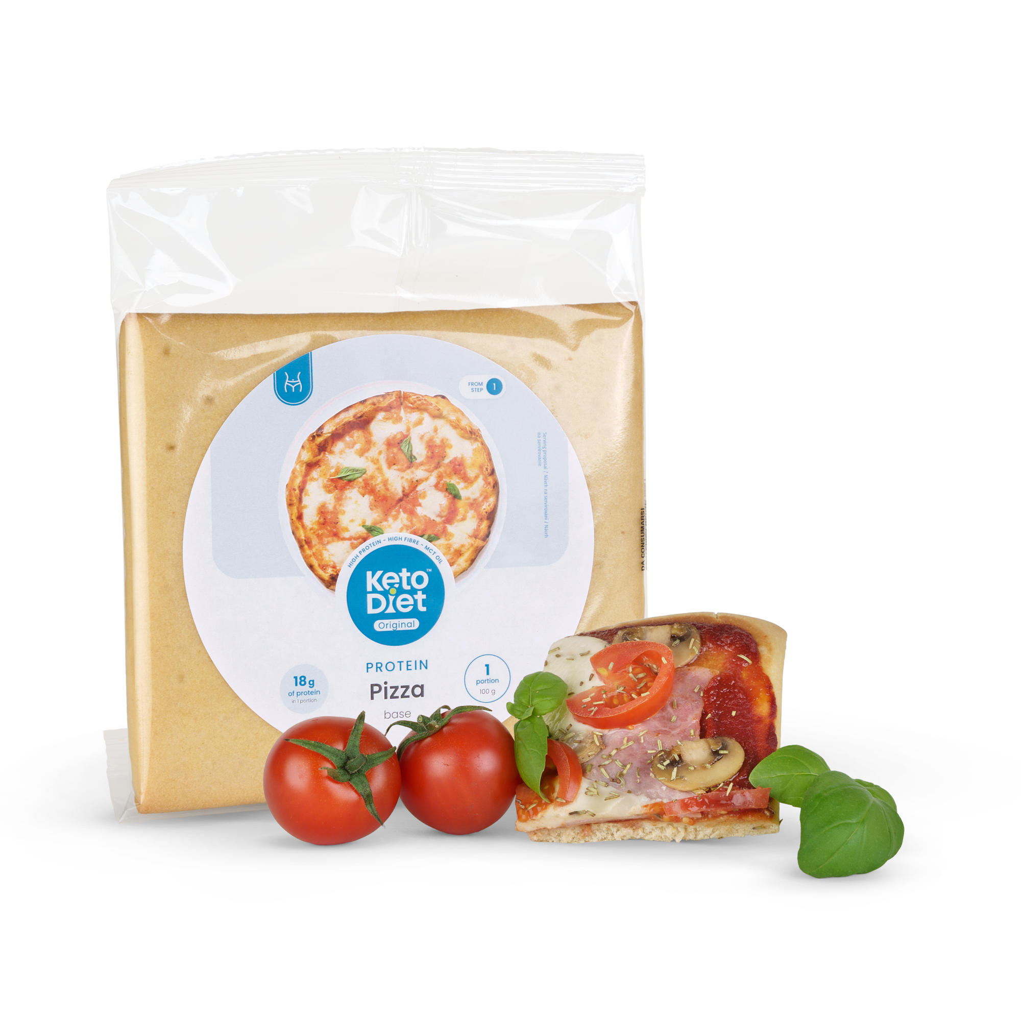 Proteinová pizza - hotové těsto (1 porce)