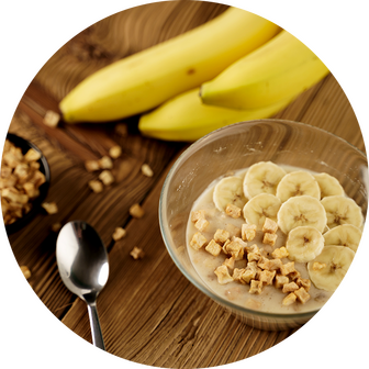Proteínová kaša KetoDiet: banánová s vanilkovou príchuťou