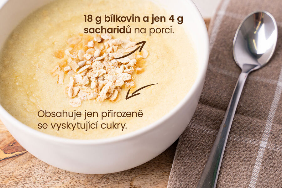 Proteinová kaše KetoDiet – příchuť vanilka (7 porcí)