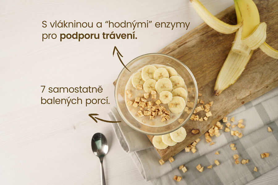 Proteinová kaše – banán & příchuť vanilka