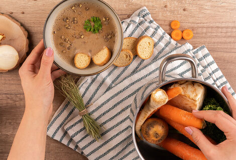Proteinová polévka KetoDiet – čočková (7 porcí)