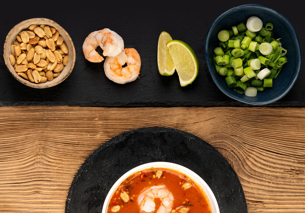 Proteinová polévka KetoDiet – příchuť thajské krevety (7 porcí)