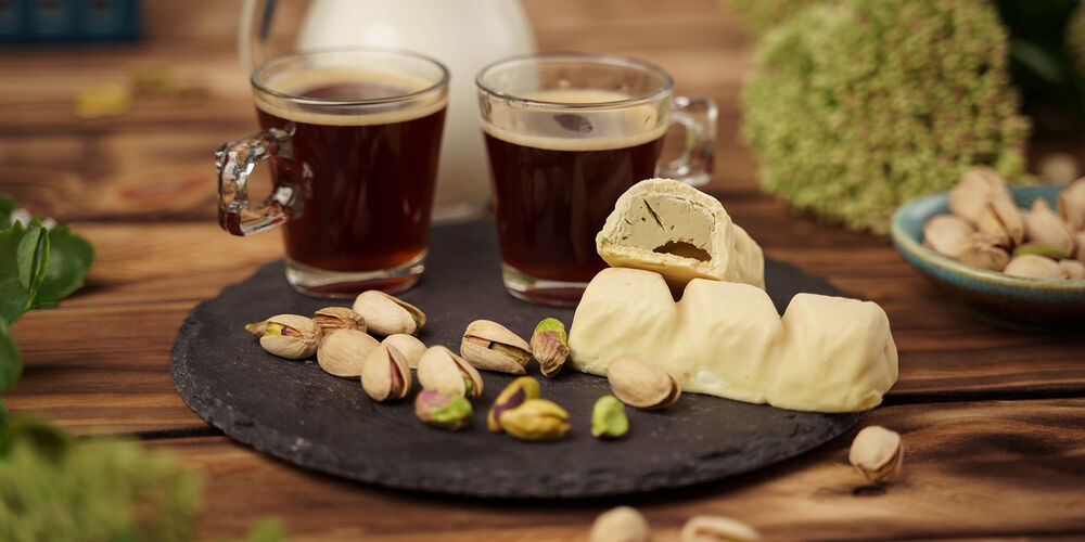 Chrumkavá oblátka KetoDiet: Keto Bueno Pistachio White