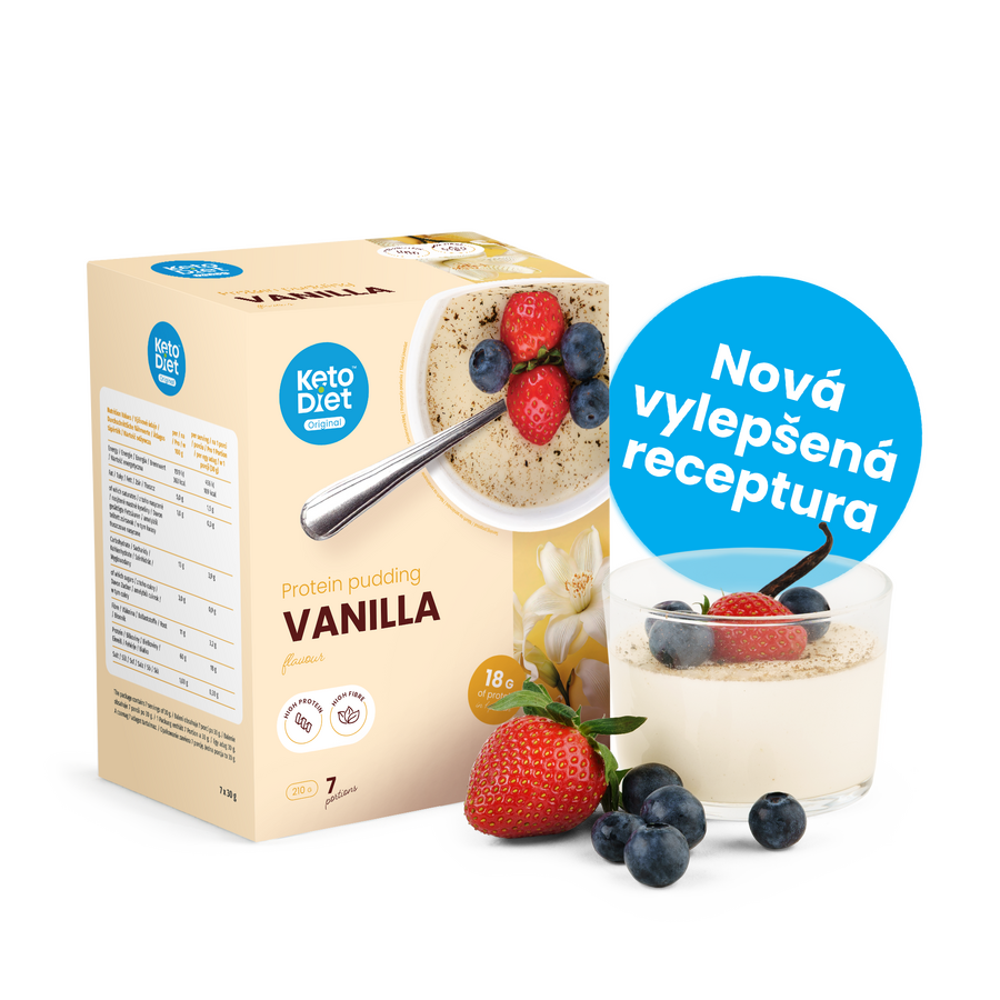 Proteinový pudink – příchuť vanilka