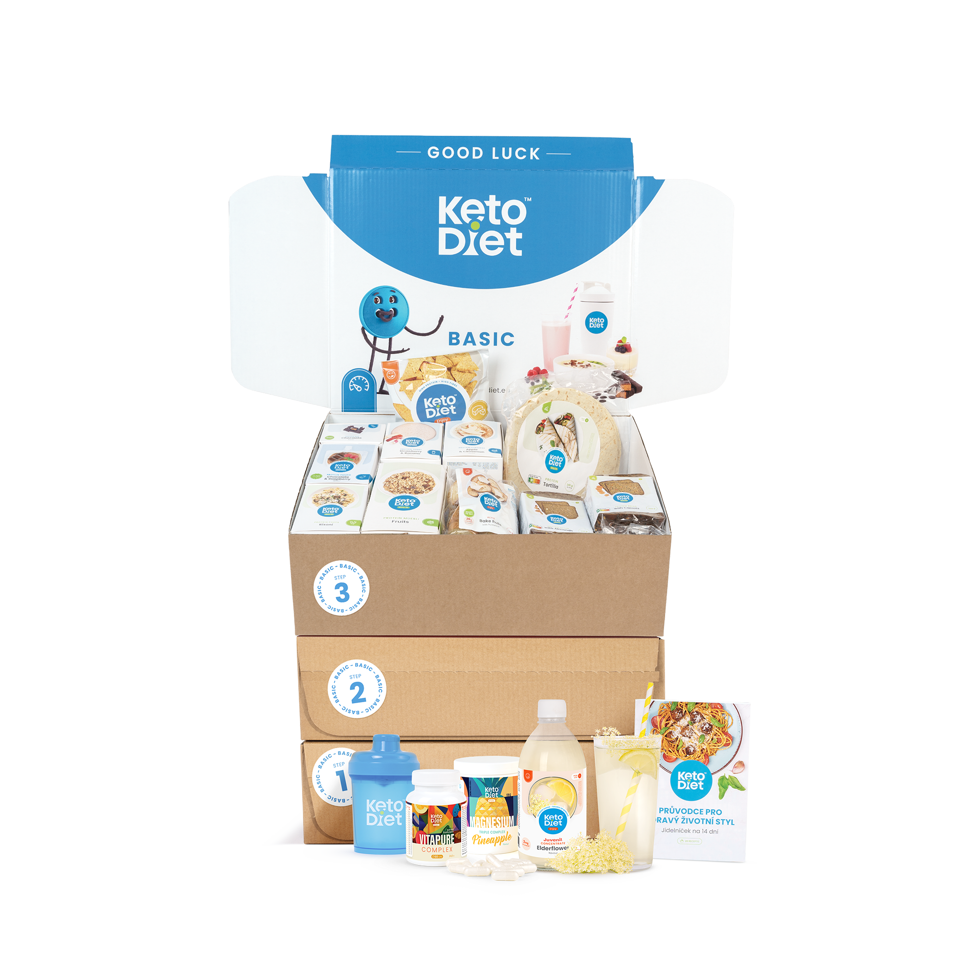 Kompletní BASIC keto dieta na 6 týdnů (1. + 2. + 3. krok)