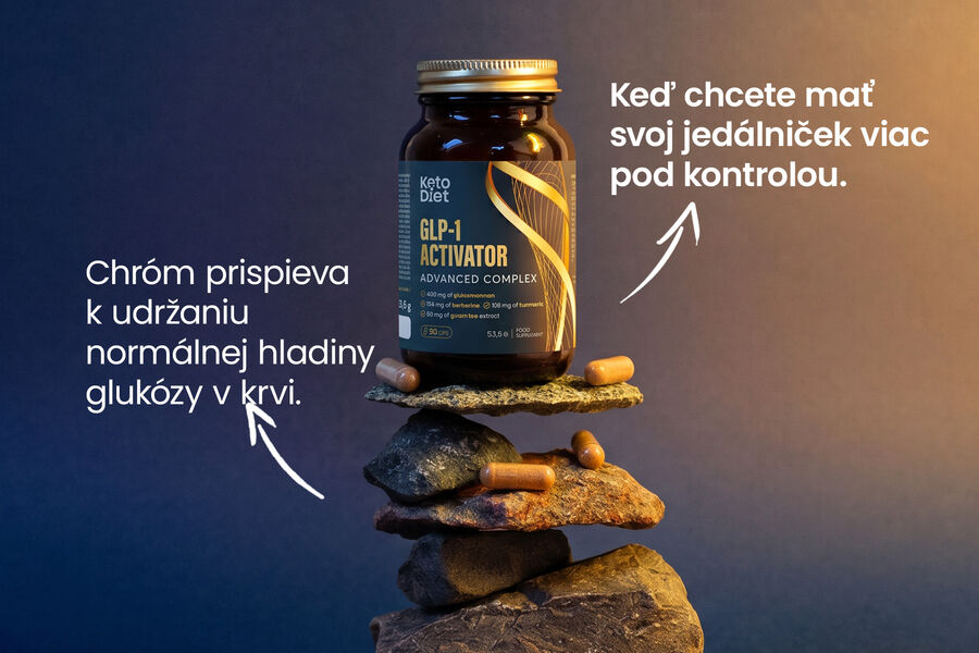 Výživový doplnok KetoDiet GLP-1 Activator – Metabolic Balance s berberínom (90 kapsúl)