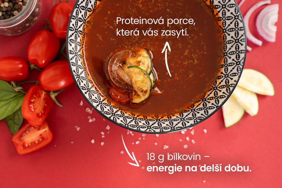 Proteinová polévka – minestrone