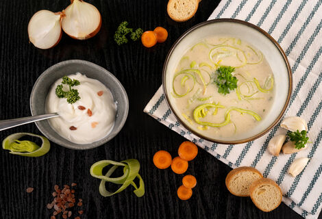 Proteinová polévka KetoDiet – česneková krémová (7 porcí)