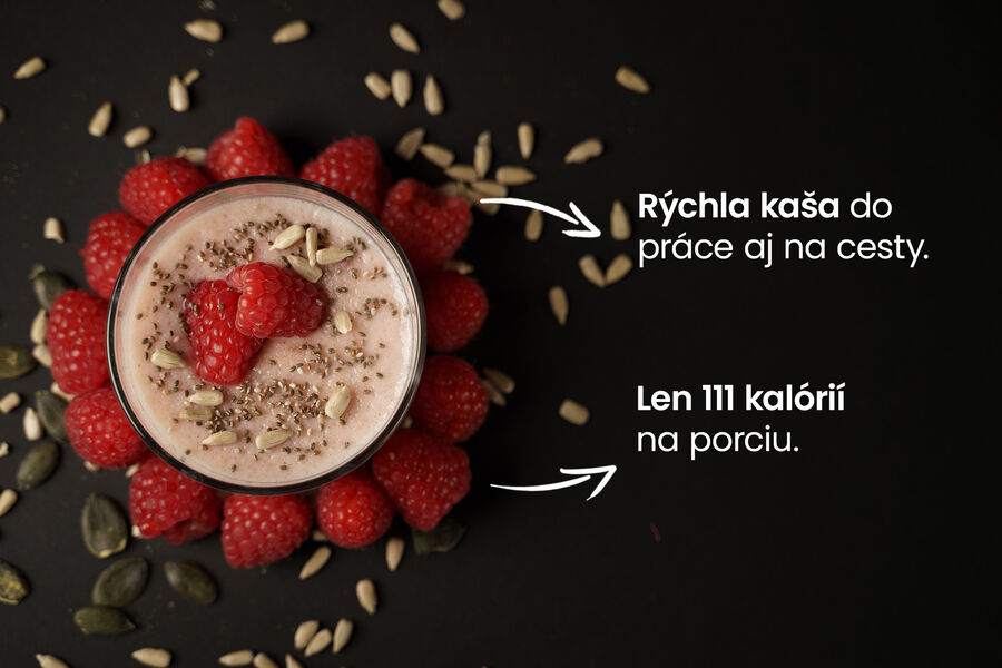 Proteínová kaša – príchuť malina