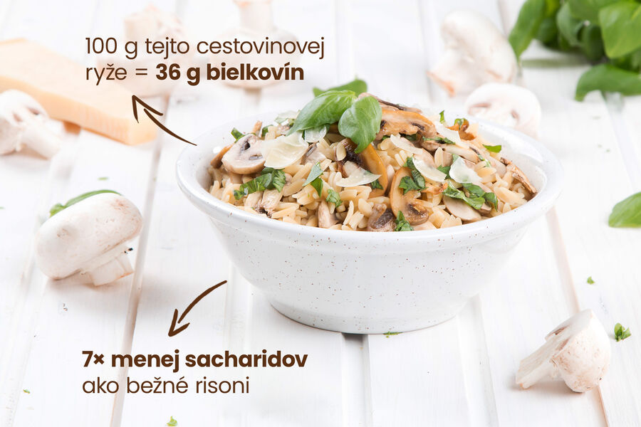 Proteínové cestoviny – risoni (7 porcií)