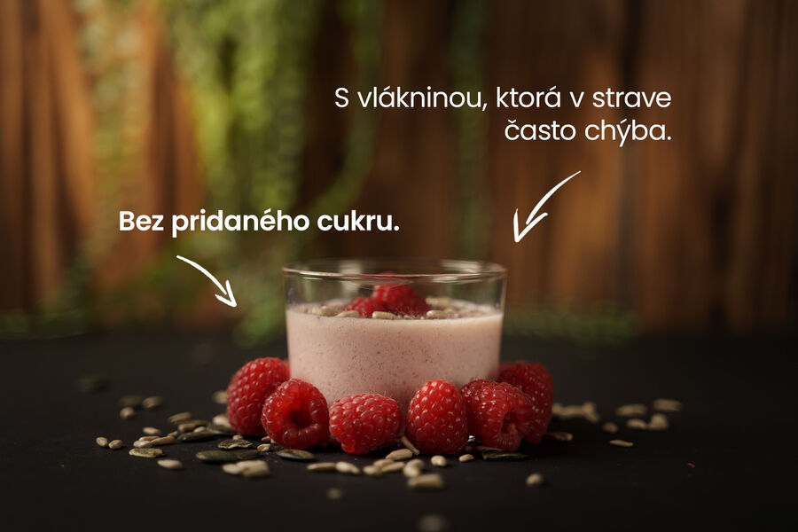Proteínová kaša – príchuť malina