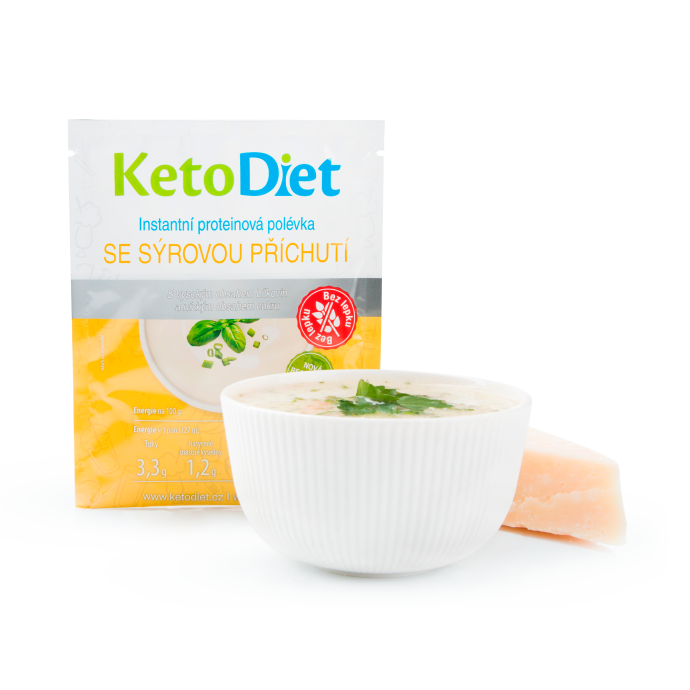 Proteinová polévka se sýrovou příchutí (7 porcí)