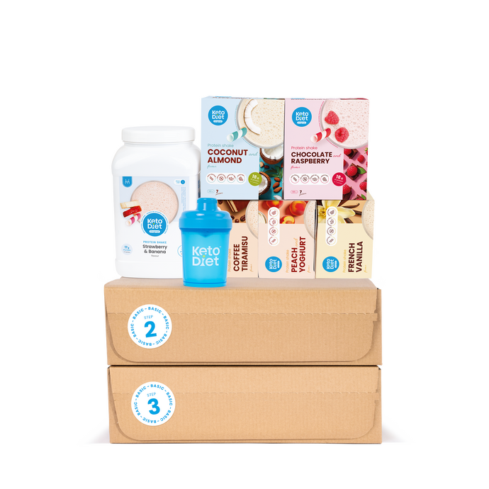 Kompletní BASIC proteinové nápoje na 6 týdnů (1. + 2. + 3. krok)