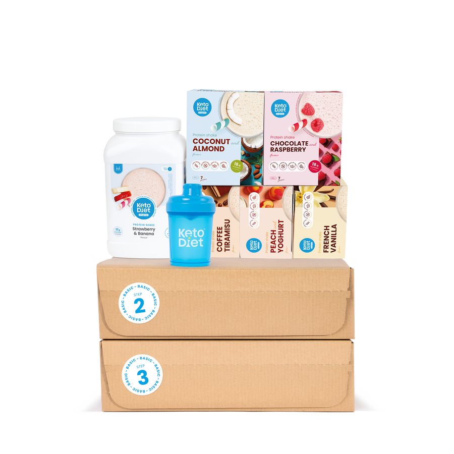 Kompletní BASIC proteinové nápoje na 6 týdnů (1. + 2. + 3. krok)