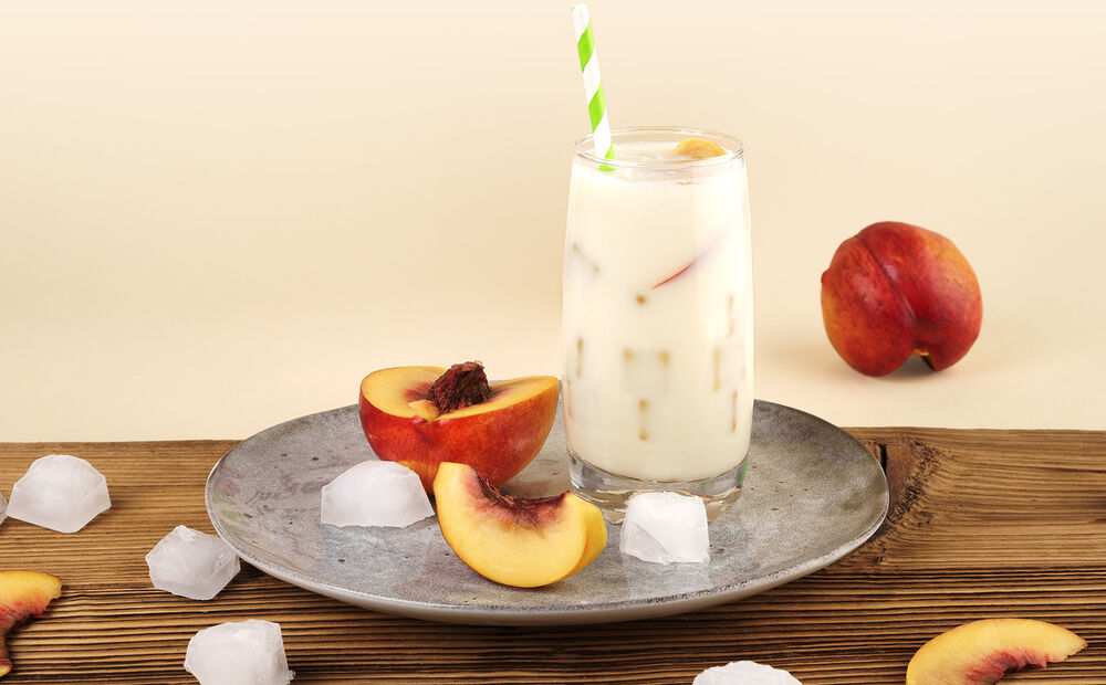 Proteínový nápoj KetoDiet – príchuť broskyňa a jogurt (7 porcií)