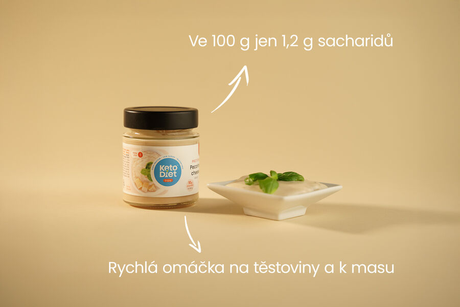 Proteinová sýrová omáčka – Pecorino