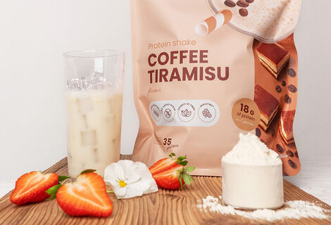 Proteinový nápoj KetoDiet – příchuť kávové tiramisu