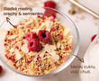 Proteínové müsli KetoDiet – s malinami a vanilkovou príchuťou (7 porcií)