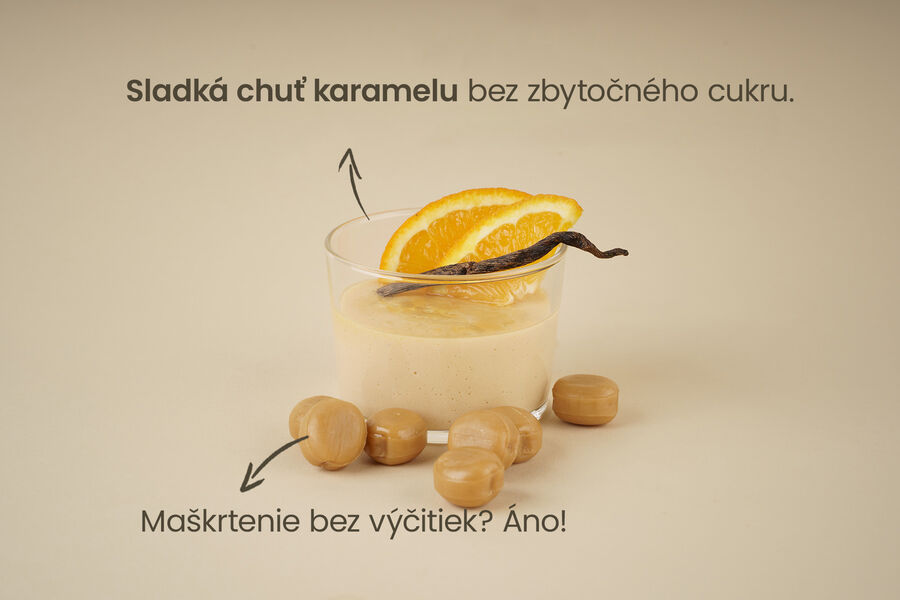 Proteínový puding KetoDiet – príchuť karamel