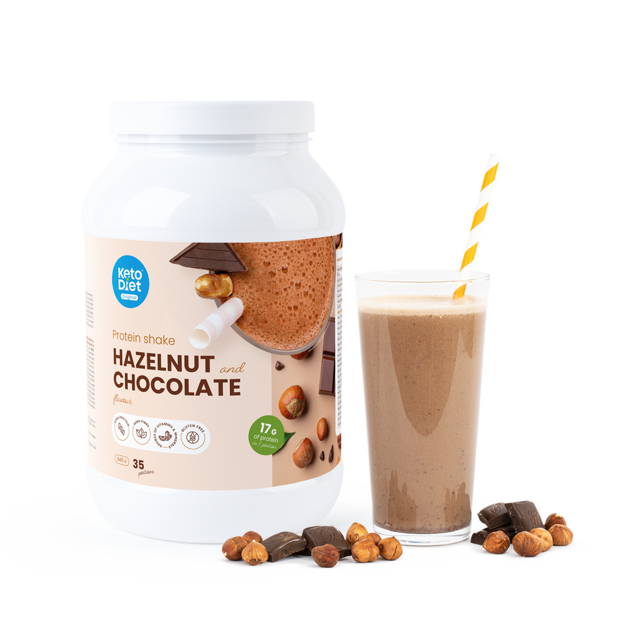 Proteínový nápoj – príchuť lieskový oriešok a čokoláda (35 porcií)