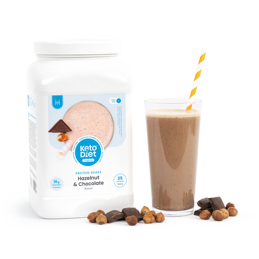 Proteínový nápoj – príchuť lieskový oriešok a čokoláda (35 porcií)