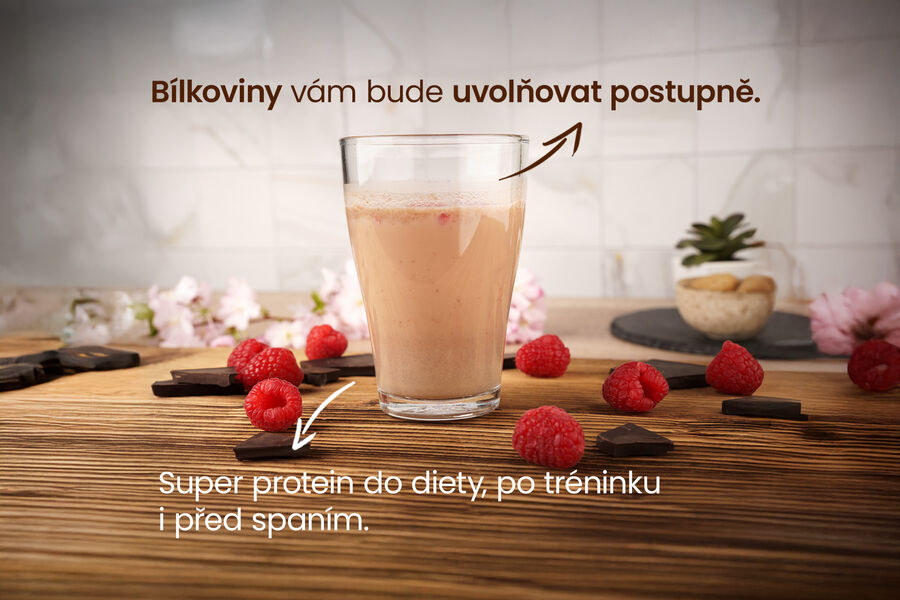 Proteinový nápoj – příchuť čokoláda & malina