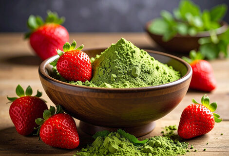 Proteínový nápoj KetoDiet – príchuť matcha latté & jahoda (35 porcií)