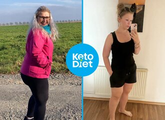Michaela zhubla s KetoDiet: foto PŘED a PO dietě