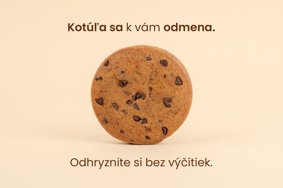 Proteínové sušienky – cookies s kúskami čokolády