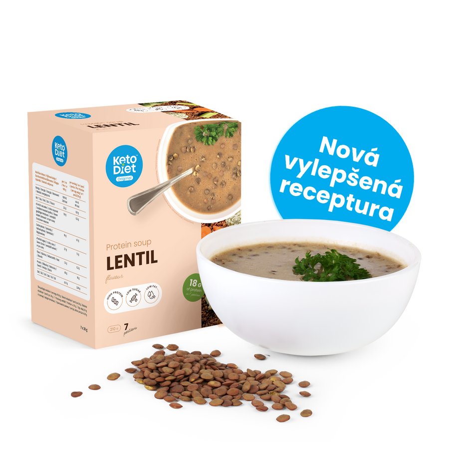 Proteinová polévka – čočková