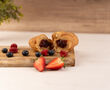 Proteínový croissant – náplň lesné plody