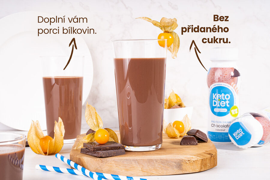 Proteinový drink – příchuť čokoláda 