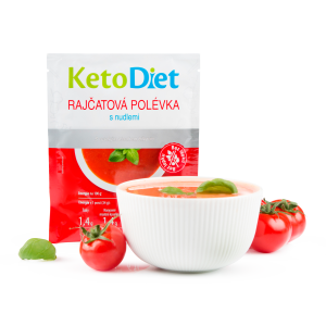 Proteinová polévka rajčatová s nudlemi (7 porcí)
