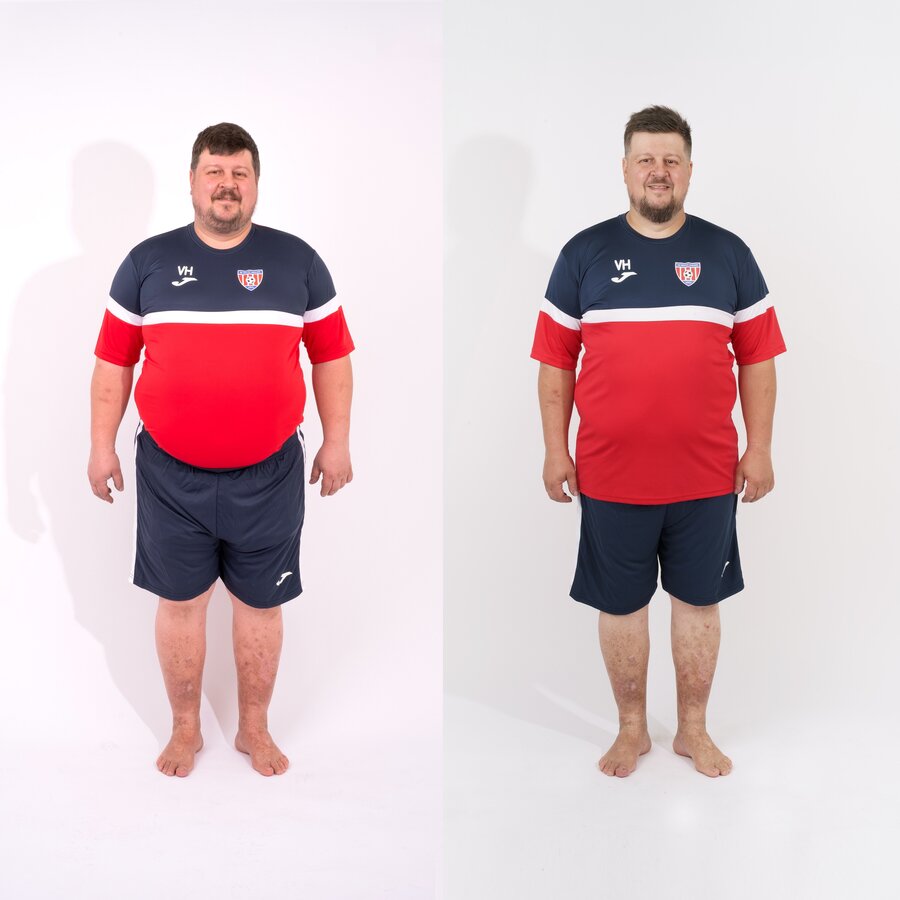 Václav před a po KetoDiet