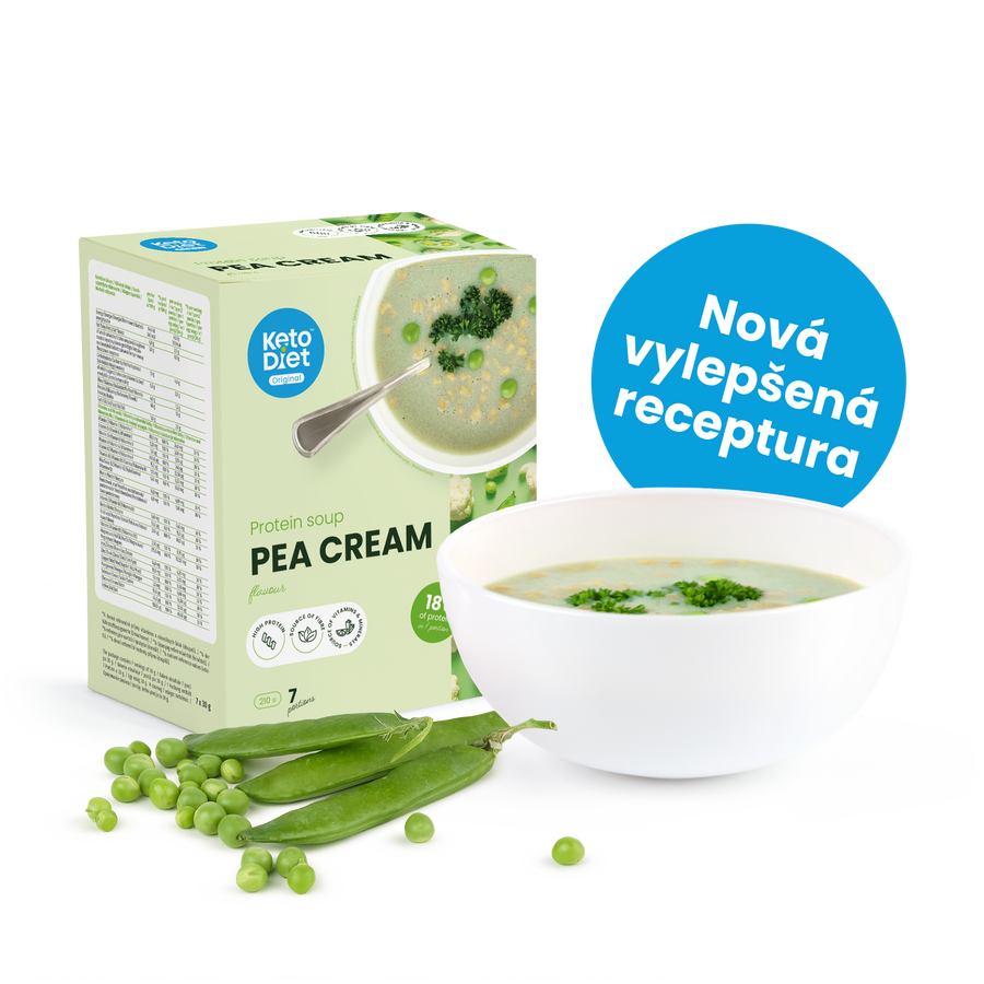 Proteinová polévka – hrášková příchuť