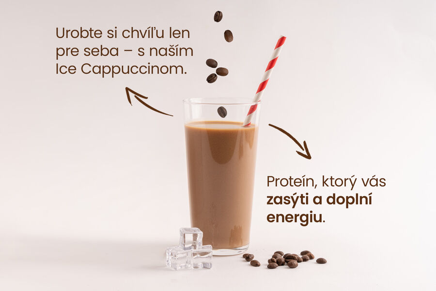 Proteínový nápoj – príchuť ľadové cappuccino