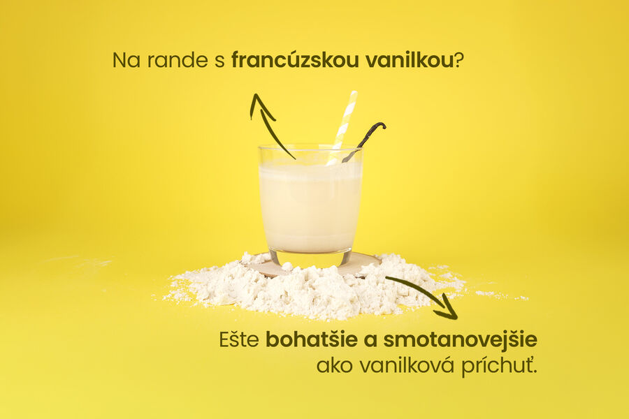 Proteínový nápoj – príchuť francúzska vanilka