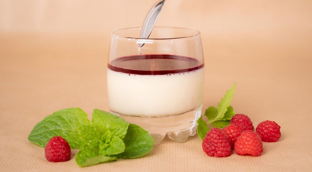 Proteínová panna cotta – príchuť smotana a vanilka (7 porcií)