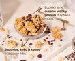 Proteínová granola bez cukru – s brusnicami, kakaovými bôbmi a kešu orechmi