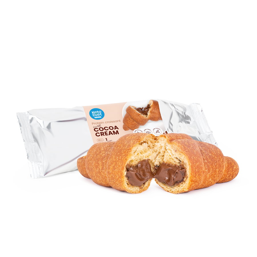 Proteinový croissant s čokoládovou náplní