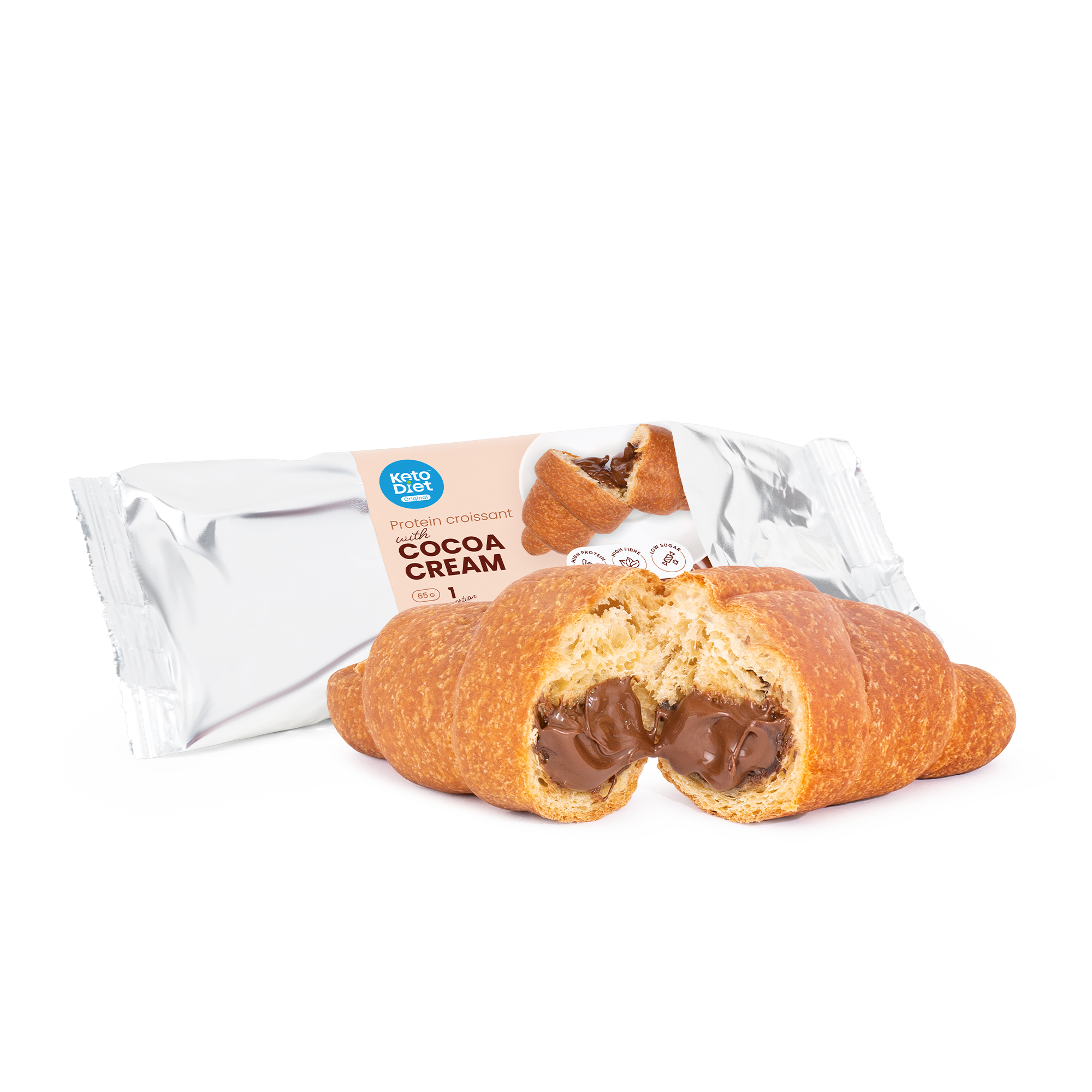 Proteinový croissant s čokoládovou náplní (1 ks - 1 porce)