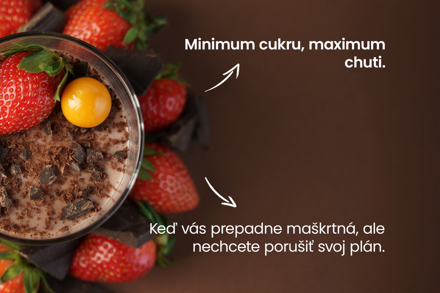 Proteínový puding – príchuť čokoláda