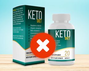 Kapsle na hubnutí Keto Diet v zeleno bílém obalu jsou podvodným výrobkem, který nevyrábí česká značka KetoDiet.