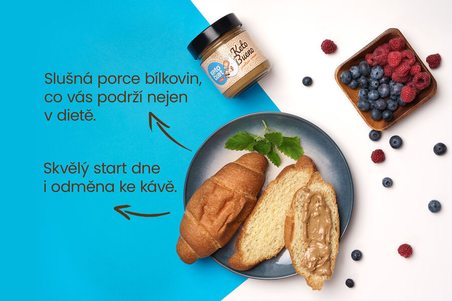 Proteinový croissant – máslová příchuť