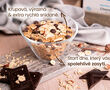 Proteinové čokoládové müsli s ořechy